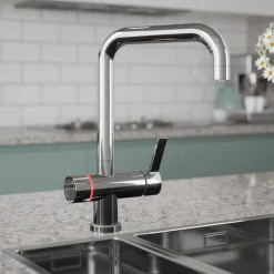 The Tap Factory Pulsa Chrome Digital LED Boiling Water Tap with Filtered Cold Drinking Water