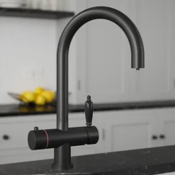 The Tap Factory Shaker Boiling Water Kitchen Mixer with Filtered Cold Drinking Water & Coloured Spout