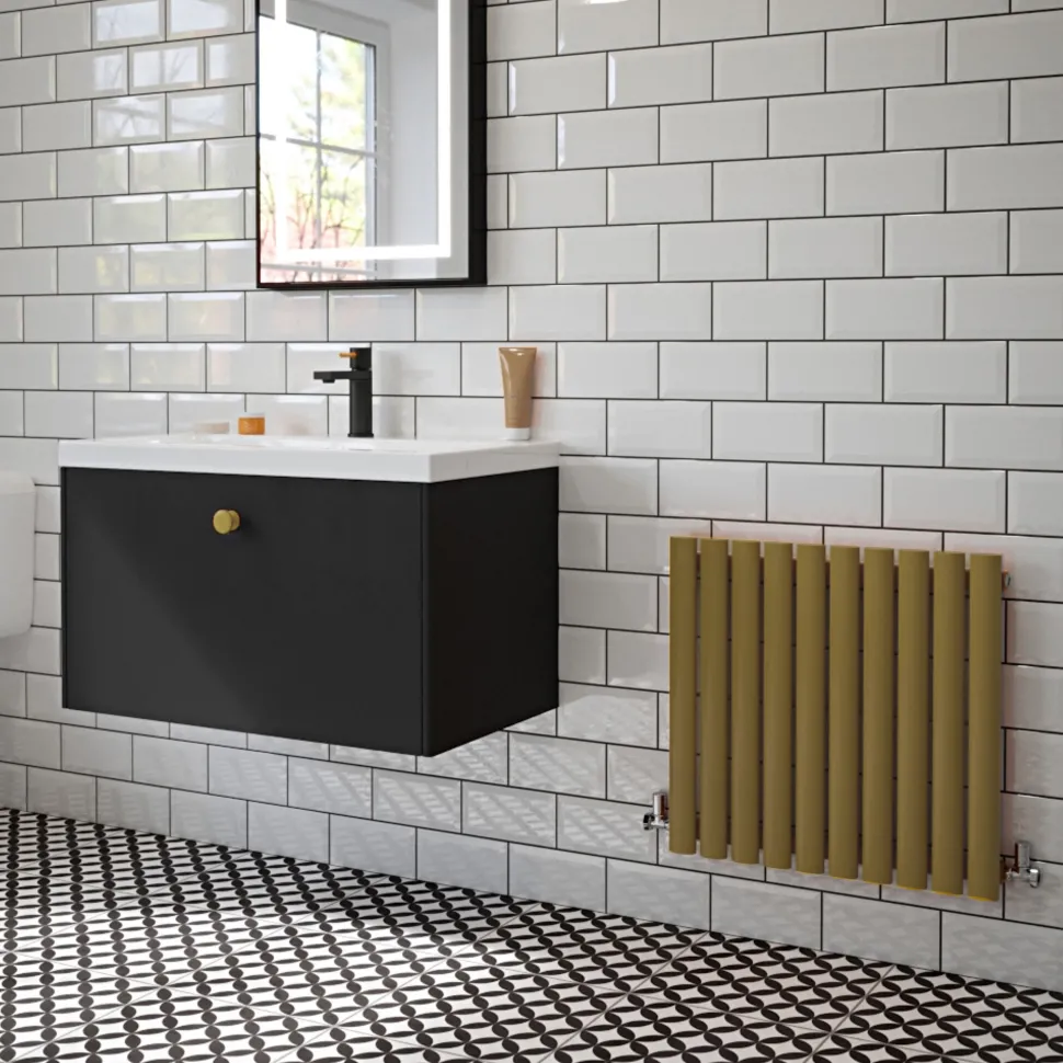 The Tap Factory Vibrance Single Panel Horizontal Radiator 550 x 590mm - 15 Colours Available