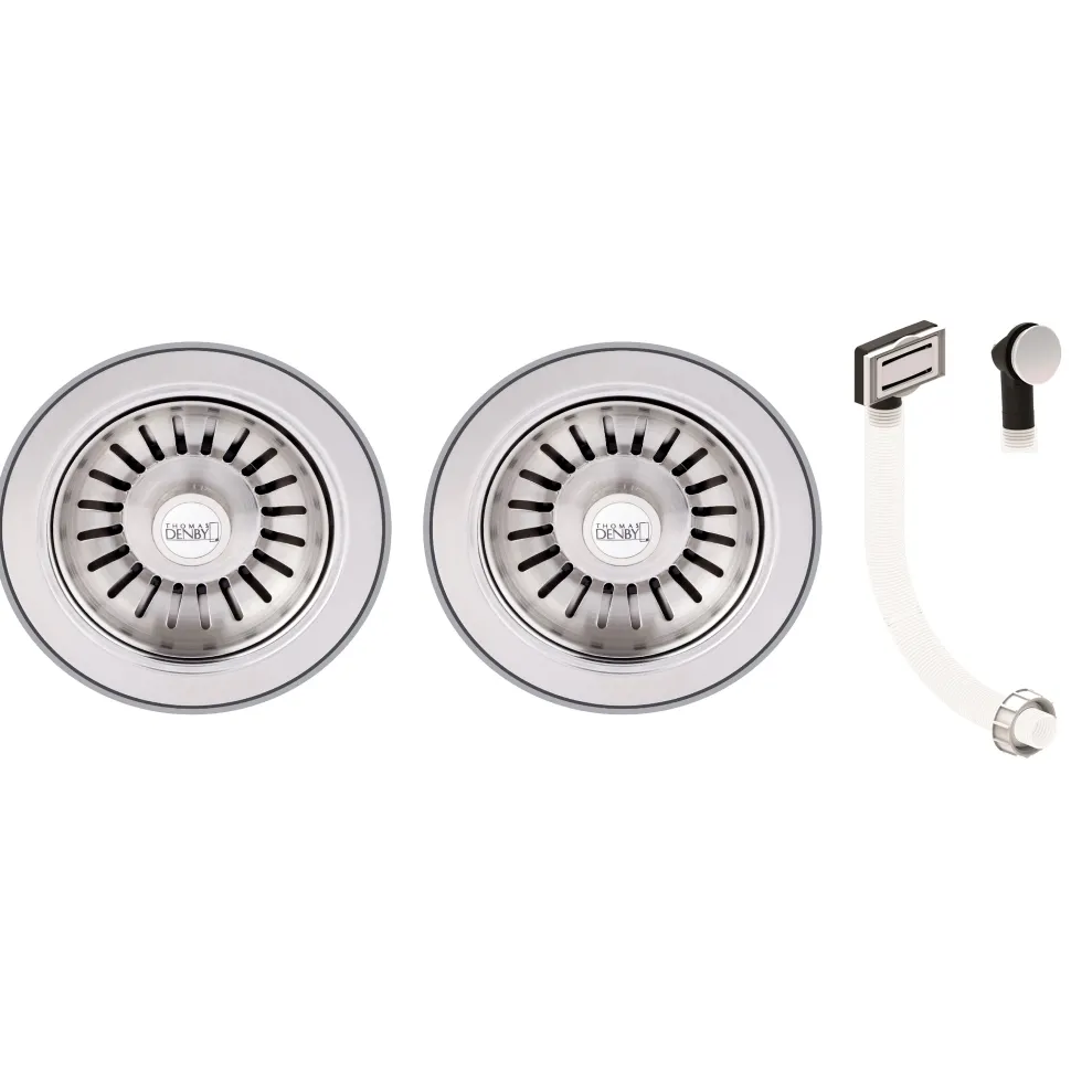 Thomas Denby 2 Bowl Deluxe Waste Kit