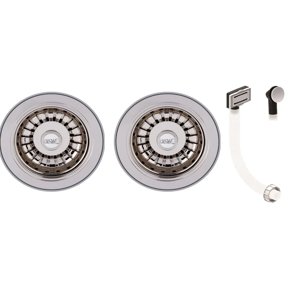 Thomas Denby 2 Bowl Deluxe Waste Kit