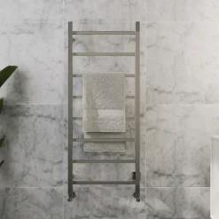 Toasty Arcus Polished Stainless Steel Electric Heated Towel Rail