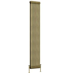 Toasty Ardleigh Antique Brass Vertical Column Radiator