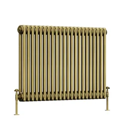 Toasty Ardleigh Antique Brass Horizontal Column Radiator