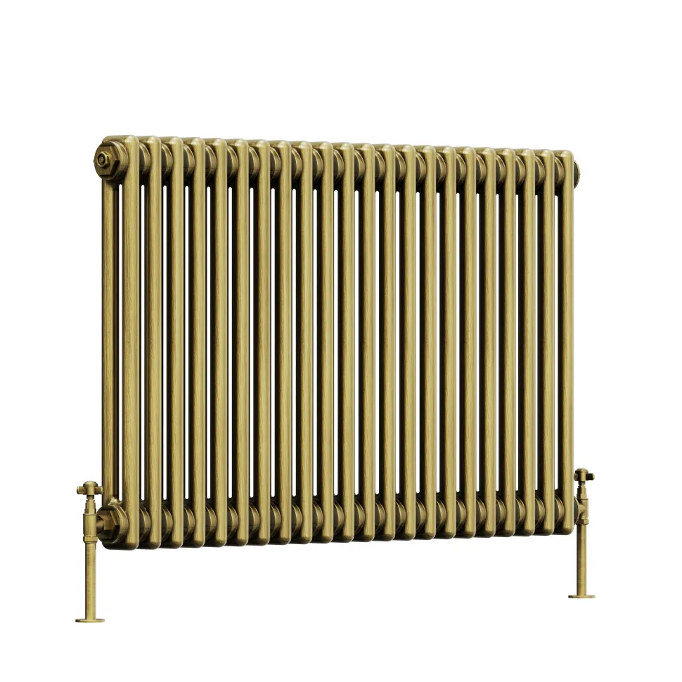 Toasty Ardleigh Antique Brass Horizontal Column Radiator