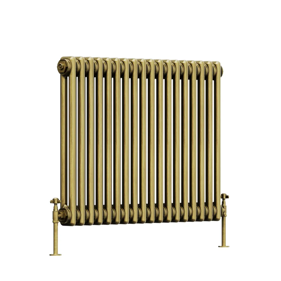 Toasty Ardleigh Antique Brass Horizontal Column Radiator