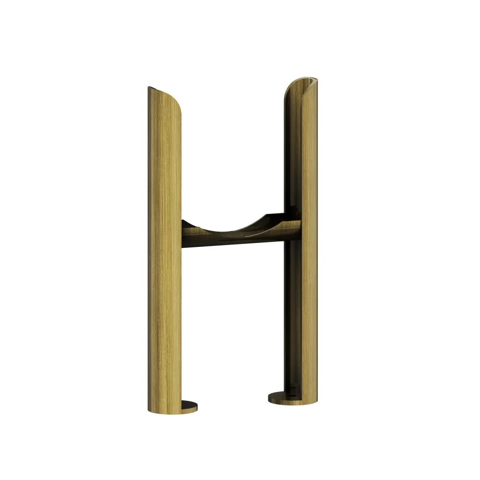 Toasty Ardleigh Antique Brass Column Radiator Feet
