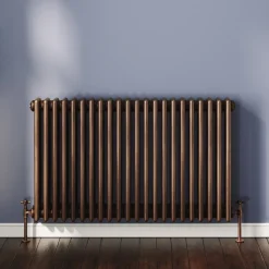 Toasty Ardleigh Antique Copper Horizontal 3 Column Radiator