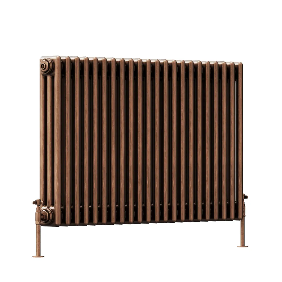 Toasty Ardleigh Antique Copper Horizontal 3 Column Radiator