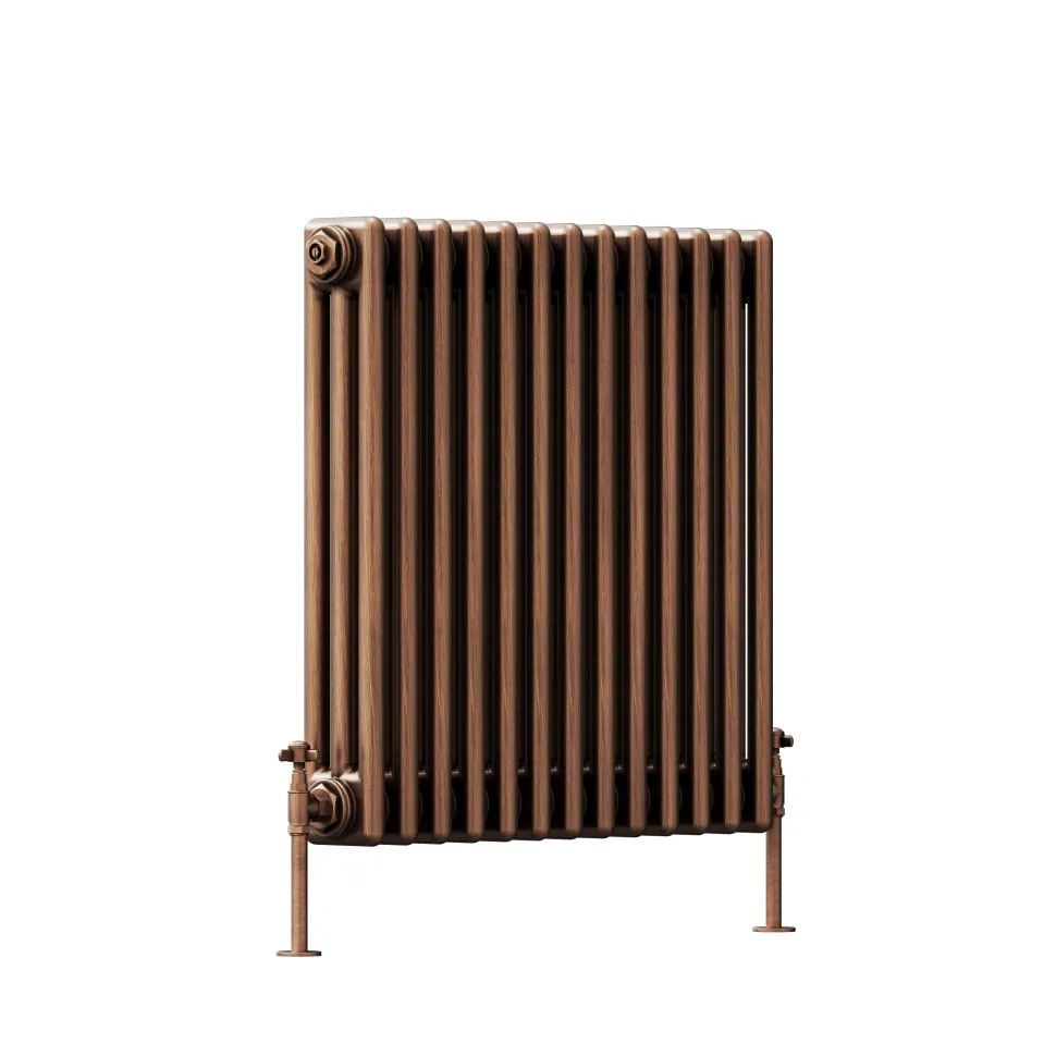 Toasty Ardleigh Antique Copper Horizontal 3 Column Radiator