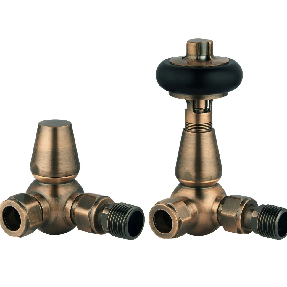 Toasty Ardleigh Antique Copper Thermostatic Radiator Valves