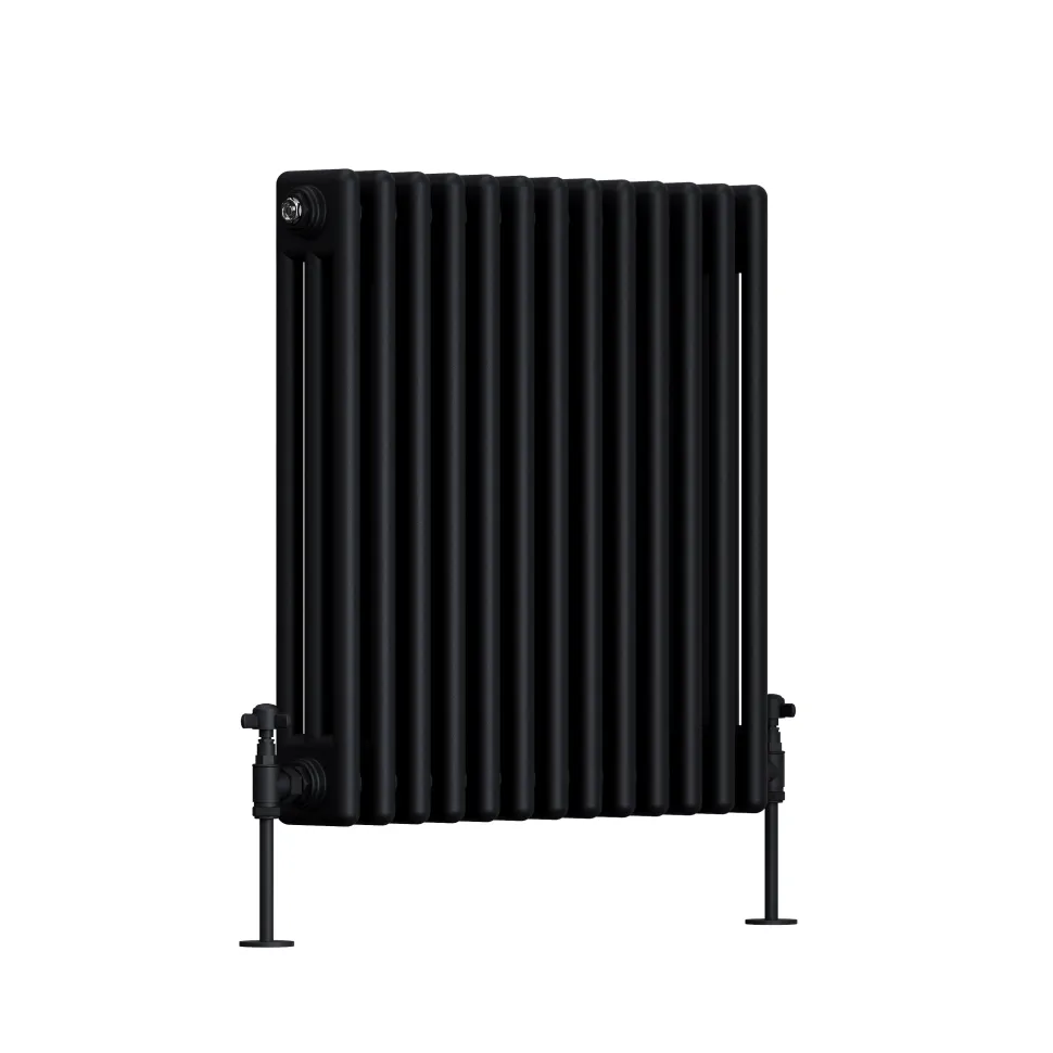 Toasty Ardleigh Matt Black Horizontal Column Radiator
