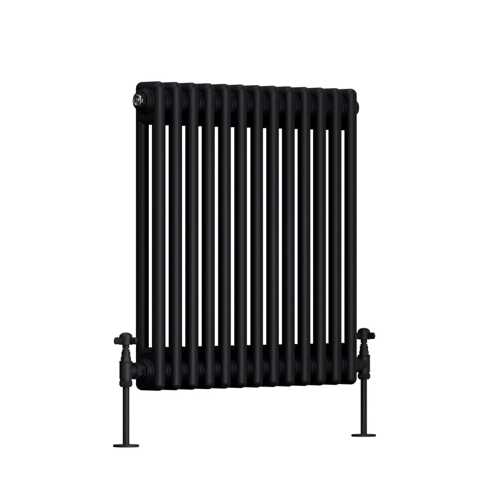 Toasty Ardleigh Matt Black Horizontal Column Radiator