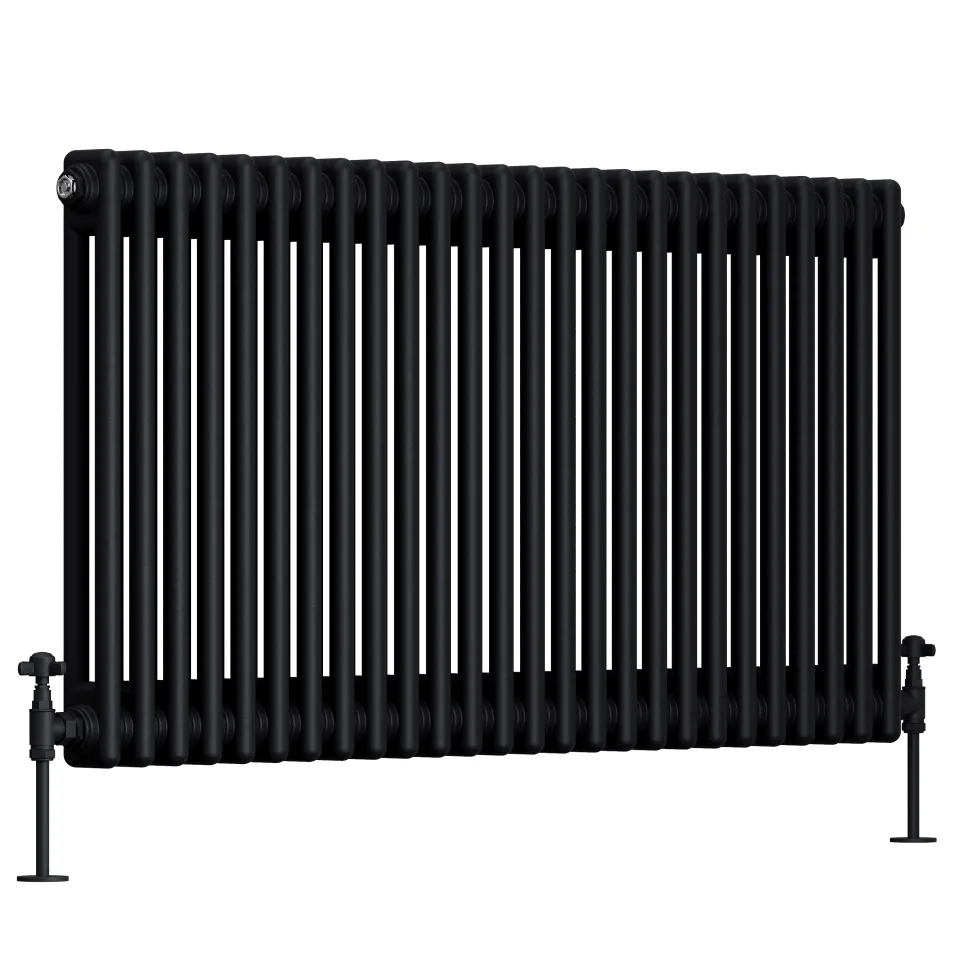 Toasty Ardleigh Matt Black Horizontal Column Radiator