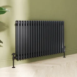 Toasty Ardleigh Matt Black Horizontal Column Radiator