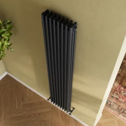 Toasty Ardleigh Matt Black Vertical Column Radiator