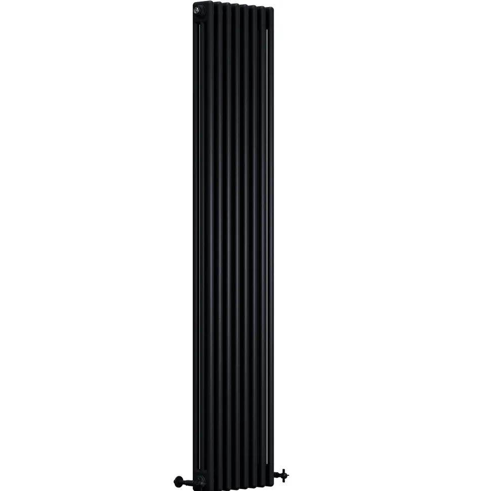 Toasty Ardleigh Matt Black Vertical Column Radiator