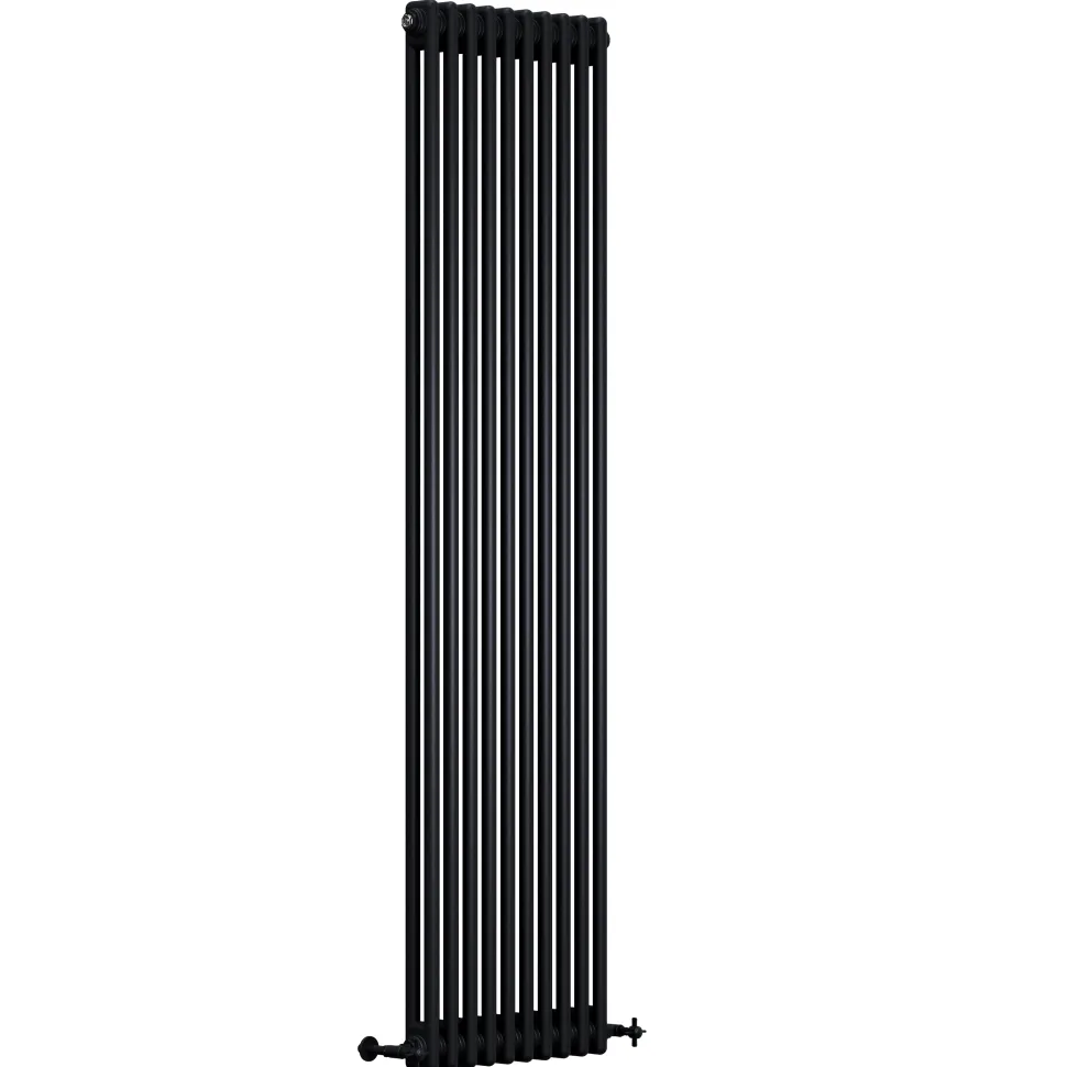 Toasty Ardleigh Matt Black Vertical Column Radiator