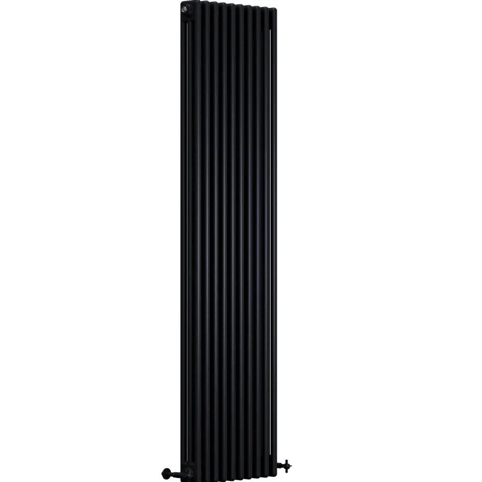 Toasty Ardleigh Matt Black Vertical Column Radiator