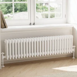 Toasty Ardleigh White Horizontal Column Radiator