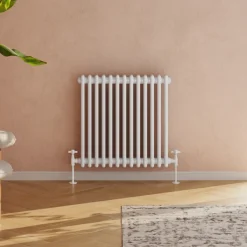 Toasty Ardleigh White Horizontal Column Radiator