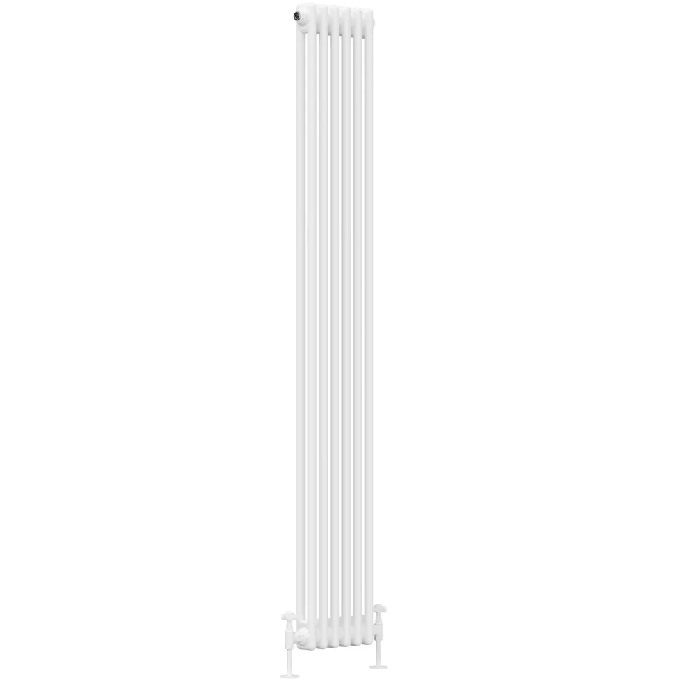 Toasty Ardleigh White Vertical Column Radiator