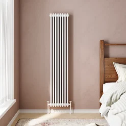 Toasty Ardleigh White Vertical Column Radiator