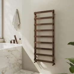 Toasty Balance Brushed Bronze Heated Towel Rail