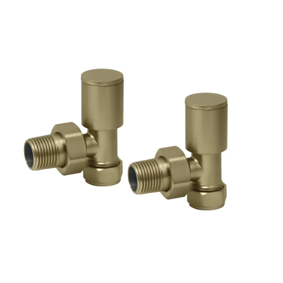 Toasty Brushed Brass Dual Fuel Kit With Digital Element, Valves And T-Piece