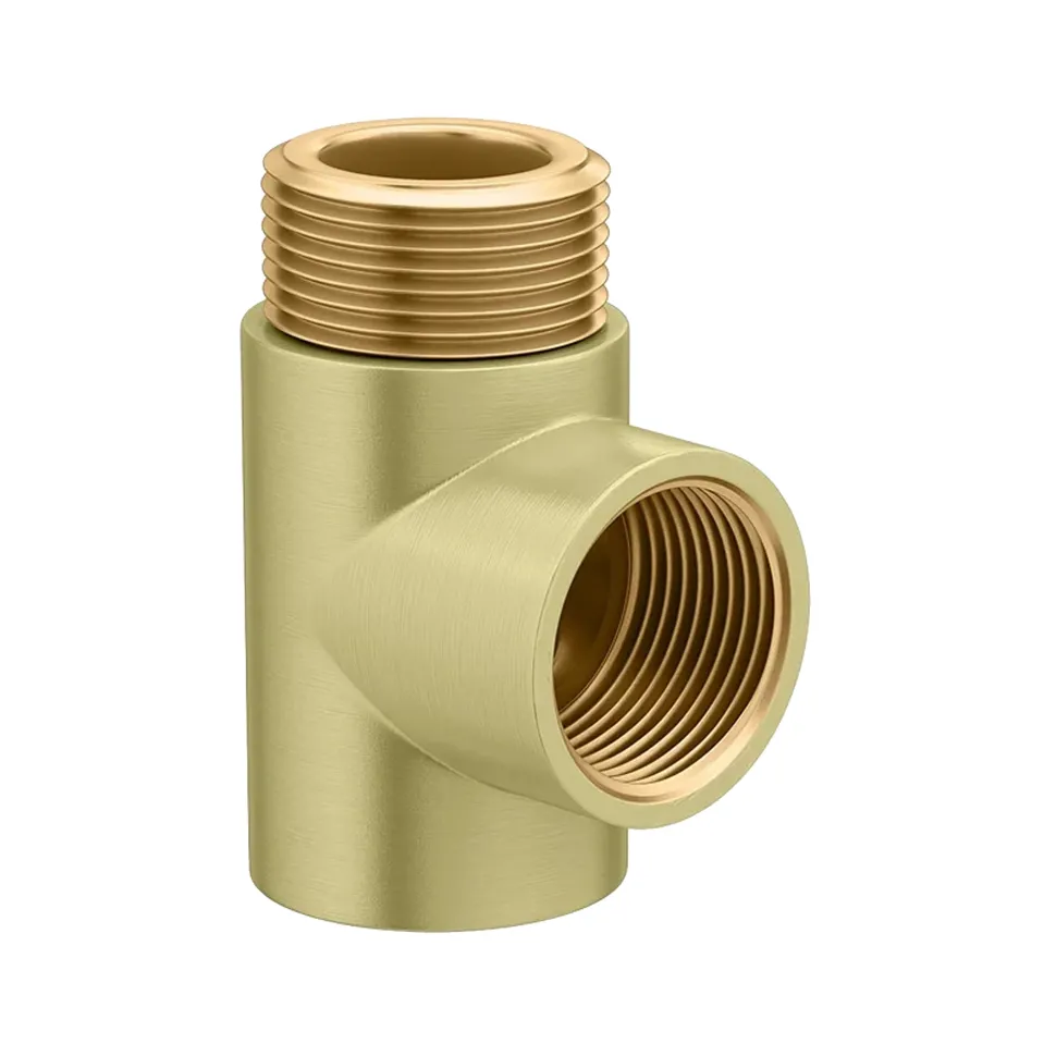 Toasty Brushed Brass Dual Fuel Kit With Digital Element, Valves And T-Piece