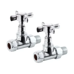 Toasty Chrome Crosshead Manual Radiator Valve