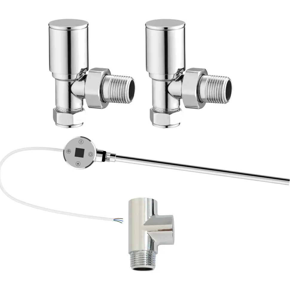 Toasty Chrome Dual Fuel Kit With Digital Element, Valves And T-Piece