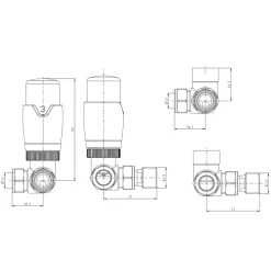 Toasty Chrome Thermostatic Radiator Valve