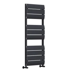 Toasty Dawn Anthracite Aluminium Heated Towel Rail - 1200 x 500mm