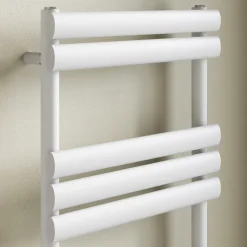 Toasty Eden Matt White Electric Heated Towel Rail with Heating Element