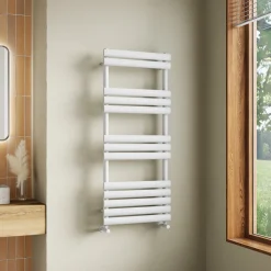Toasty Eden Matt White Heated Towel Rail