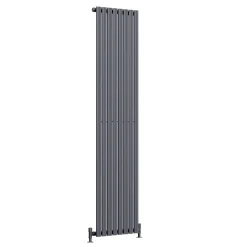 Toasty Ember Anthracite Oval Panel Vertical Radiator