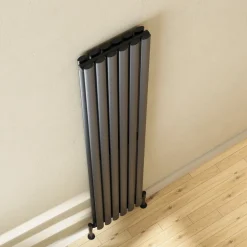 Toasty Ember Anthracite Oval Panel Vertical Radiator