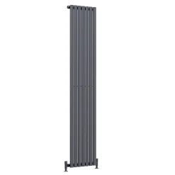 Toasty Ember Anthracite Oval Panel Vertical Radiator