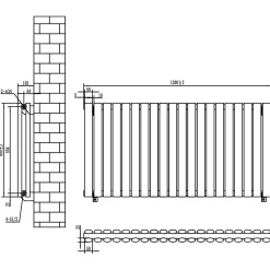 Toasty Ember Anthracite Oval Panel Horizontal Radiator