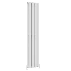 Toasty Ember White Oval Panel Vertical Radiator