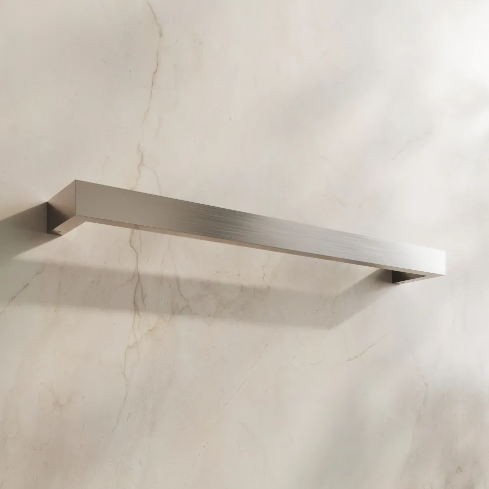 Toasty Flare Brushed Stainless Steel Electric Heated Towel Rail