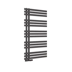 Toasty Flux Matt Carbon Anthracite Flat Panel Heated Towel Rail