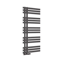 Toasty Flux Matt Carbon Anthracite Flat Panel Heated Towel Rail