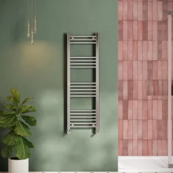 Toasty Glow Chrome 22mm Heated Ladder Towel Rail