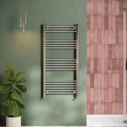 Toasty Glow Chrome 22mm Heated Ladder Towel Rail