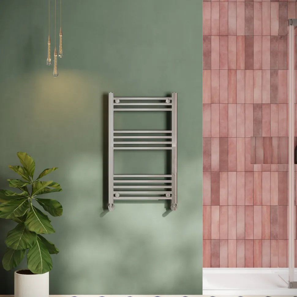 Toasty Glow Chrome 22mm Heated Ladder Towel Rail