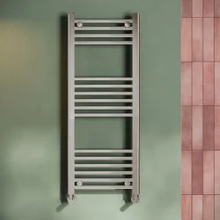Toasty Glow Chrome 22mm Heated Ladder Towel Rail