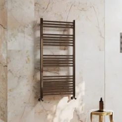 Toasty Glow Premium Brushed Bronze 25mm Heated Towel Rail