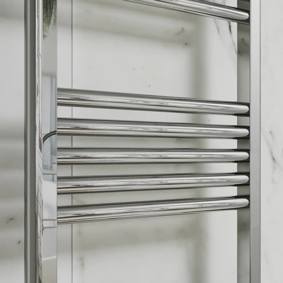 Toasty Glow Premium Chrome 25mm Heated Towel Rail
